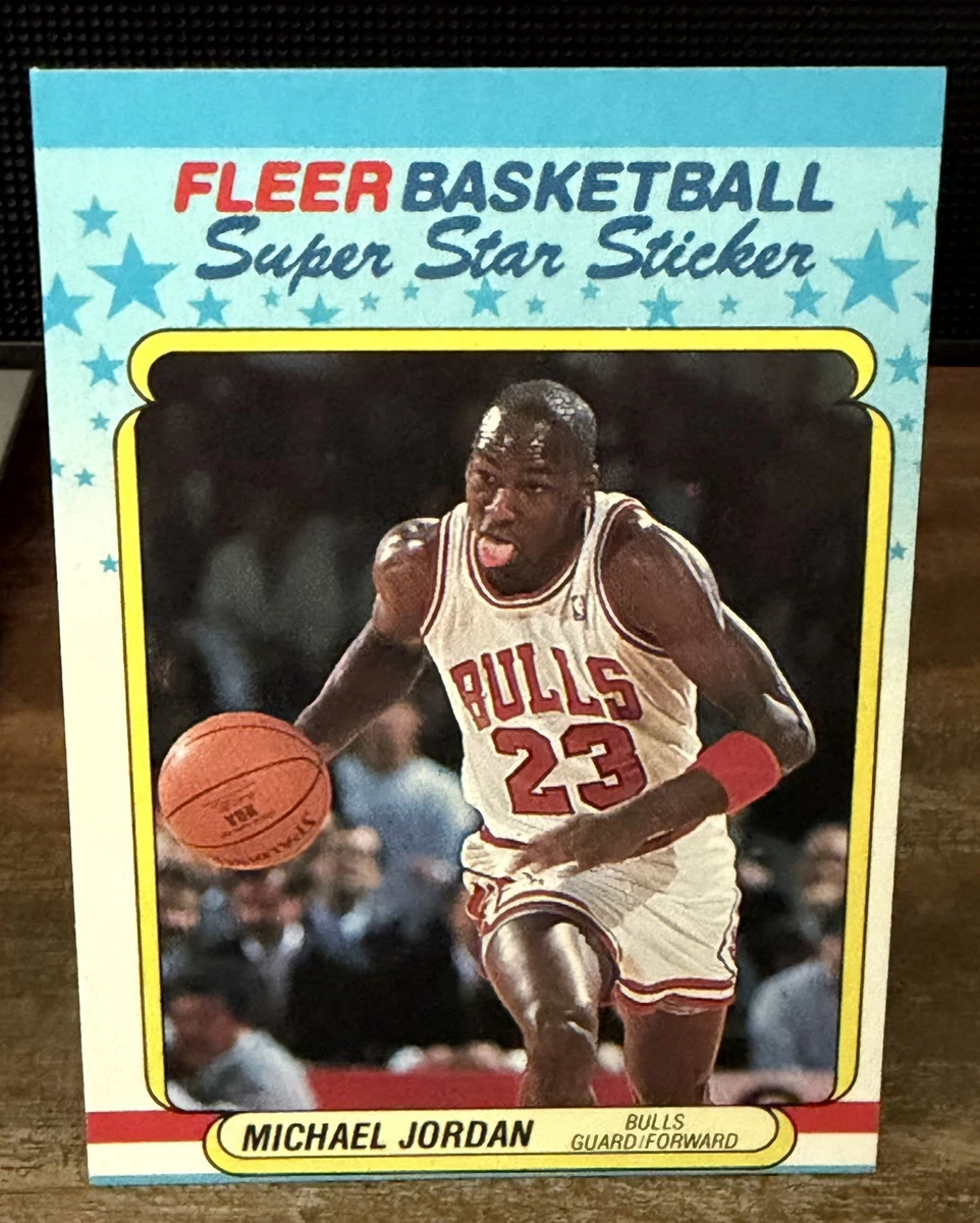 1988 Fleer Sticker Michael Jordan for sale | eBay