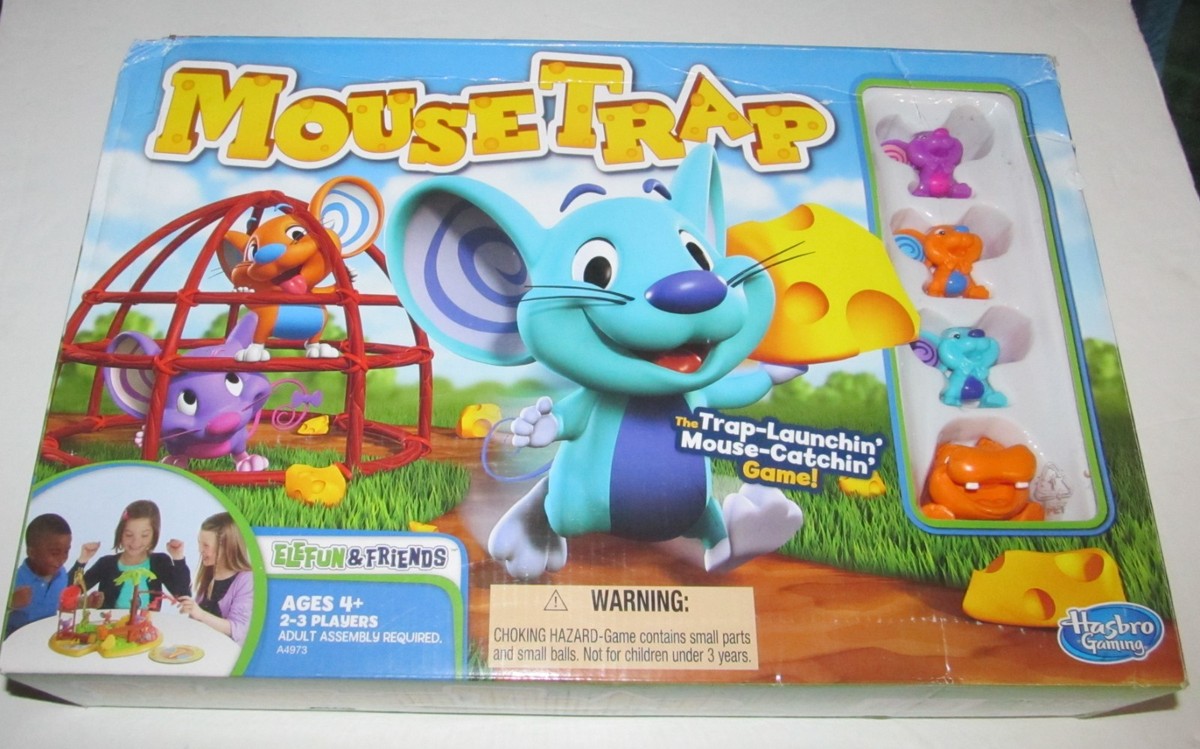 2013 Mouse Trap Game Hasbro Elefun & Friends Box Complete in VGC