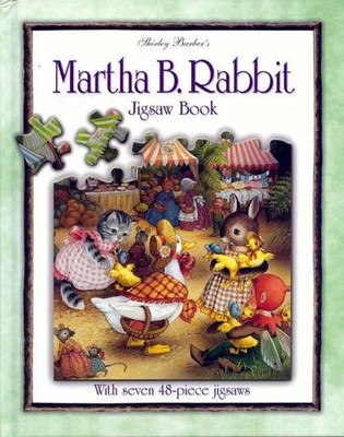Martha B. Rabbit Jigsaw Book - hardcover Shirley Barber