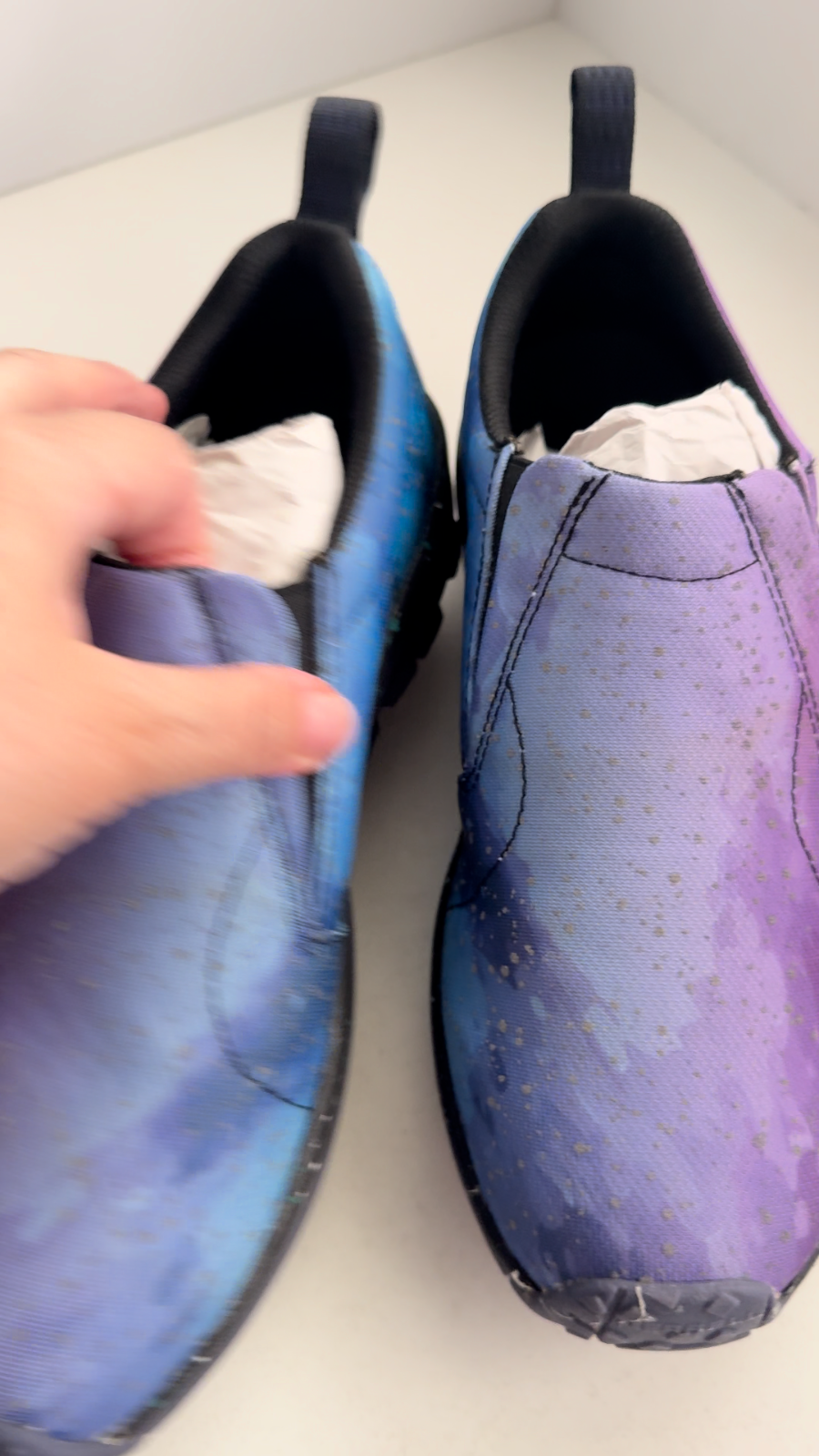 Merrell Scarpe Slip On Uomo Doppia Densità Taglia 8 5 Inglese Lavanda Ombre Unisex