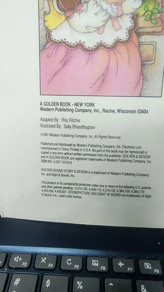 Vintage And Very Rare “The Princess and the Pea” a Golden Sound Story (1991) - Image 4 of 4