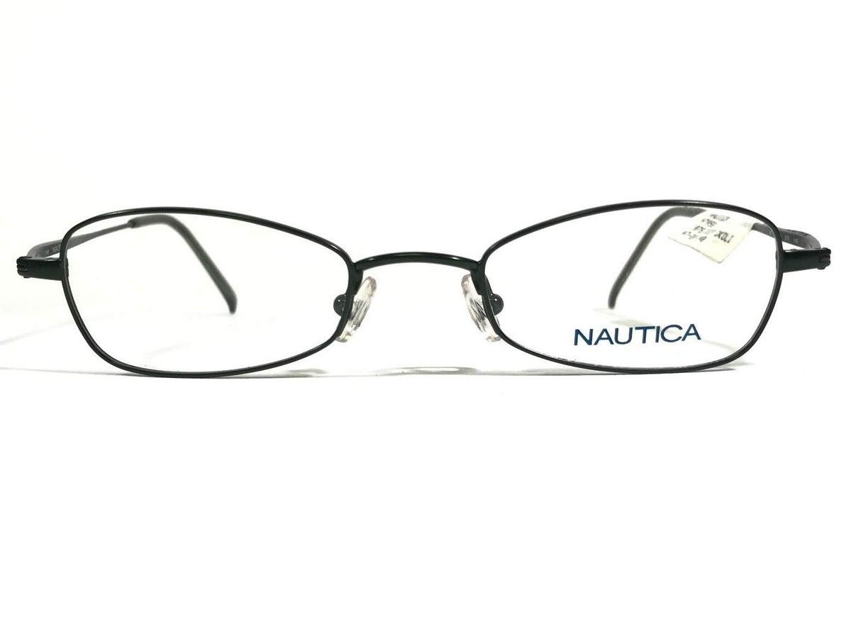 Nautica Eyeglasses Frames N7058 075 Green Rectangular Full Rim 47-20-140