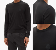 Berluti Crest Logo Wool Sweater Jumper Pullover Knitwear 2XL