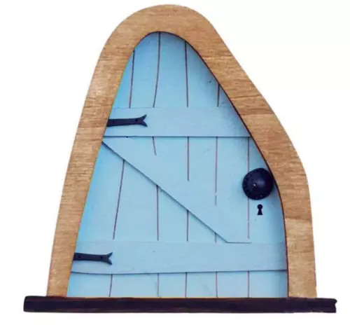 1X Mini Fairy Garden Door Wooden Mini Wooden Garden Door Elf Door Embellishments - Picture 7 of 23