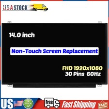 14.0" Screen Replacement for HP Elitebook 840 G1 G2 G3 G4 FHD 30 pin LCD Display