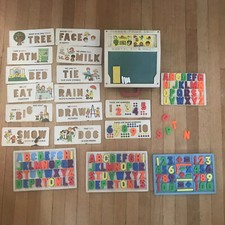 Vtg Original 1972 Fisher Price School Days Portable Play Desk 176 Xtra Magnets