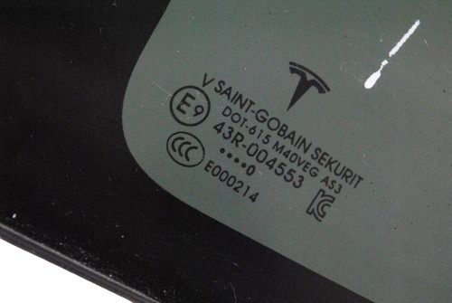 Schutzscheibe hinten links Tesla Model X P100D 1034907-06-00A 2020 RHD - Bild 5 von 5