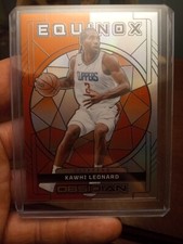 2023 Panini Obsidian Basketball Kawhi Leonard Equinox Silver Prizm /75
