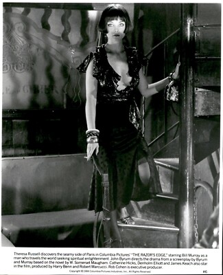 CGE39 1984 Original Photo THERESA RUSSELL SEXY REVEALING TOP