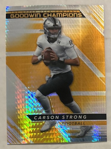 2022 UD Goodwin Platinum Orange Prism #GP-CS Carson Strong /499