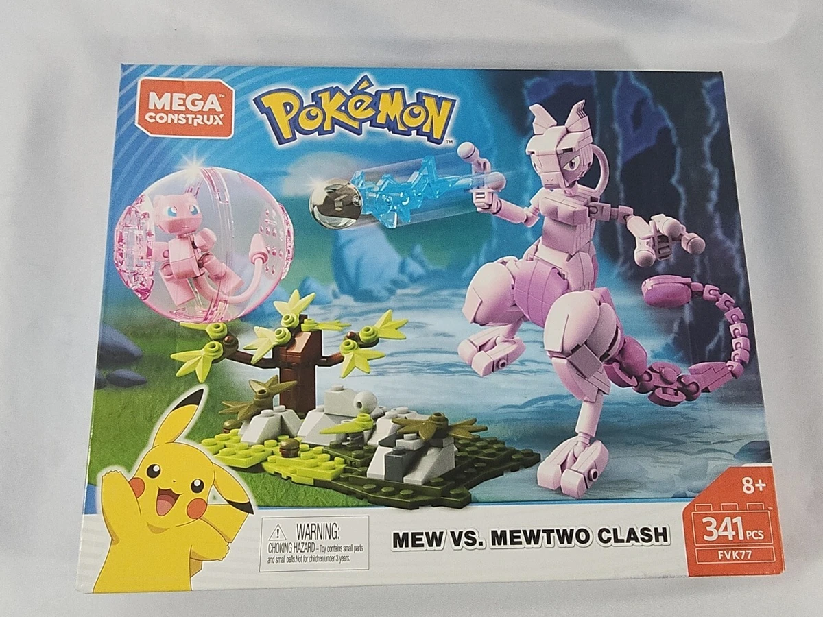 2018 MEGA CONSTRUX POKEMON MEW vs MEWTWO CLASH FVK77 NEW