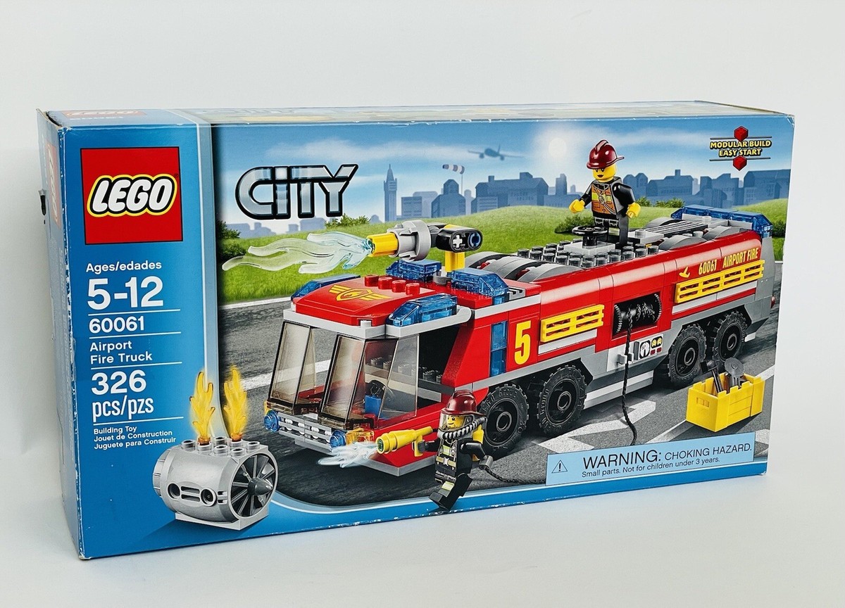 LEGO City Great Vehicles Airport Fire Truck 60061 673419207607| eBay
