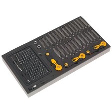 Image of 192pc Tool Tray With Specialised Bits & Folding Hex Keys Sealey
