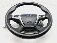 2012 FORD FOCUS ZETEC TDCI MK3 (C346) BLACK LEATHER Steering Whee