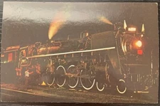 CANADIAN NATIONAL RAILROAD 6218 STEAM LOCOMOTIVE 1971 COLOR POSTCARD NEW