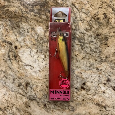 duel 3D minnow Suspend 70mm 7g suspending jerkbait F686-GBL