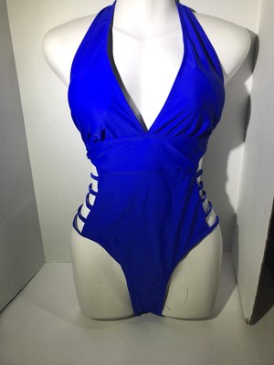 electric blue bathing suit