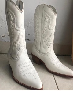vegan leather cowboy boots