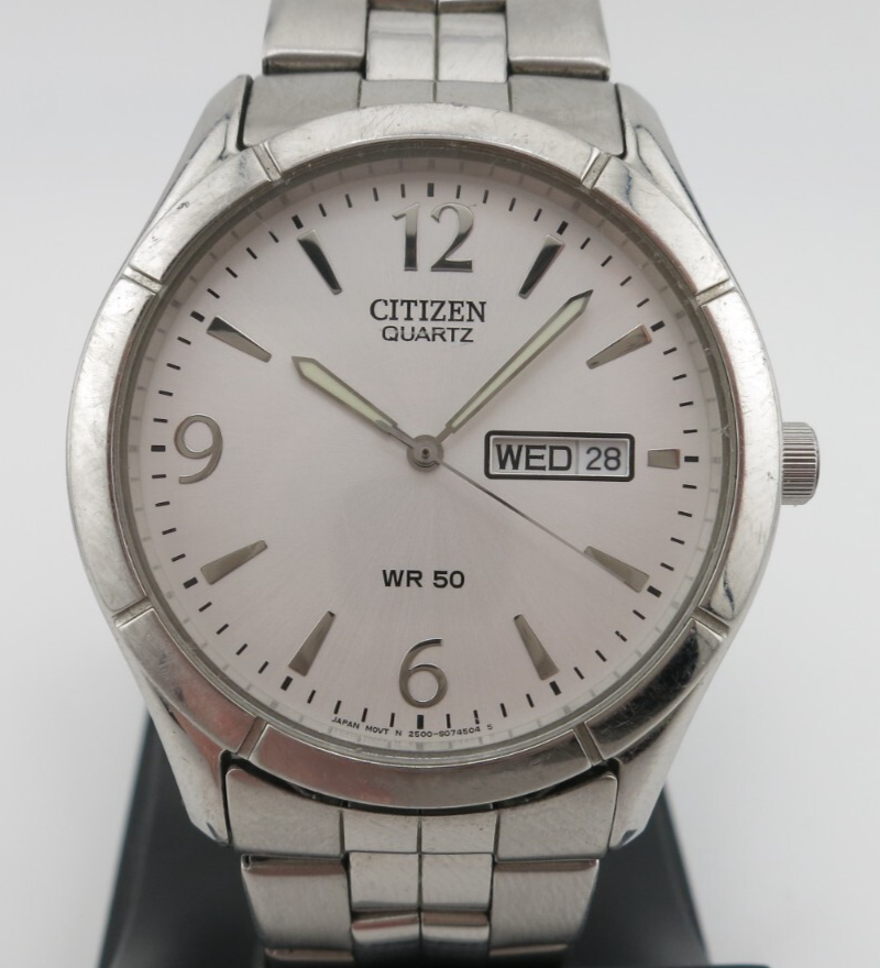 Citizen Stainless Steel Men's Quartz Dress Watch - 2500-S047412