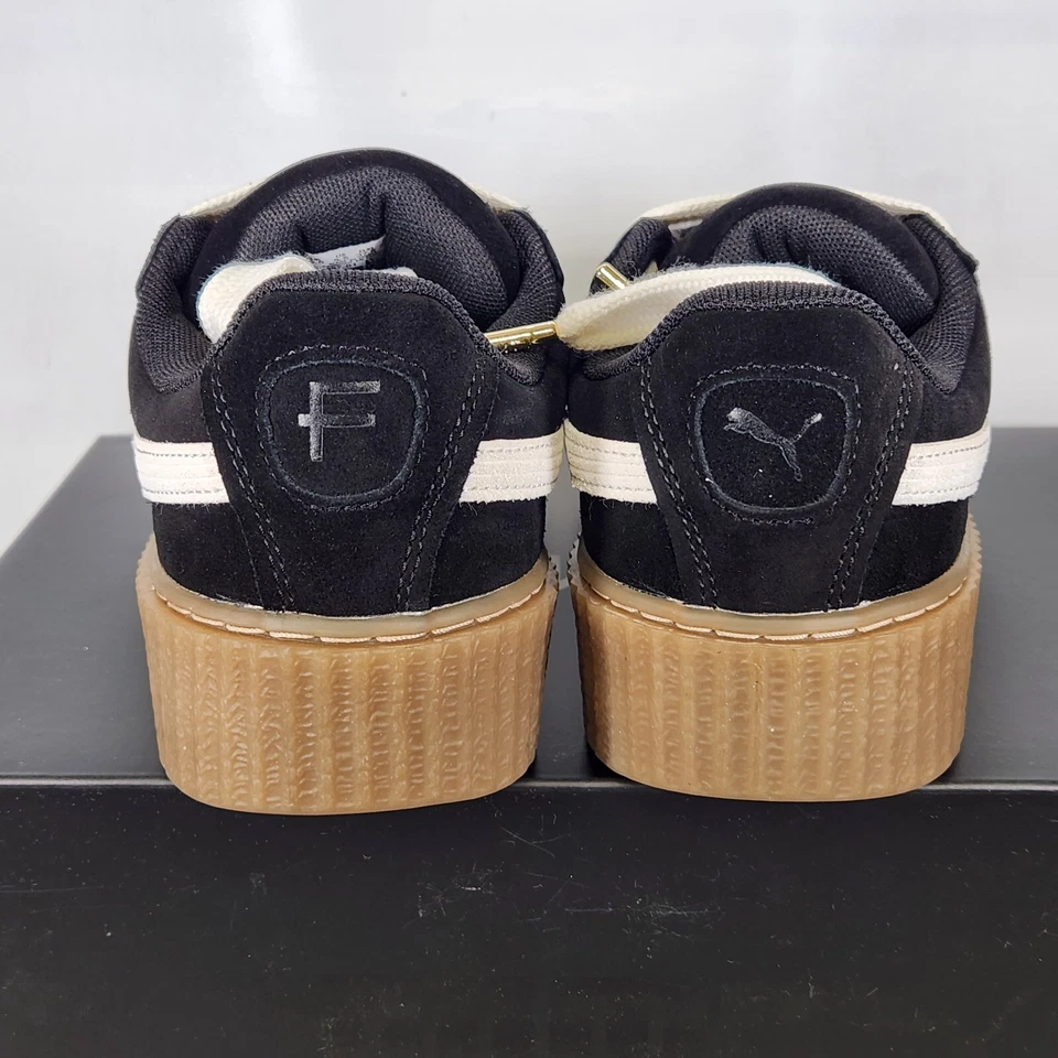 Tamanho 5.5 Big Kids - PUMA x Fenty Creeper Phatty Jr - Puma Black / Warm Whi / Gum - Imagem 4 de 4