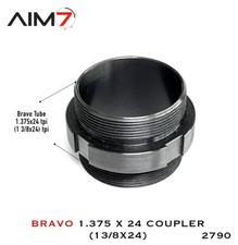 AIM7 17-4 billet Steel Bravo Hub Connector 1 3/8x24 1.375-24 TPI Male to Male