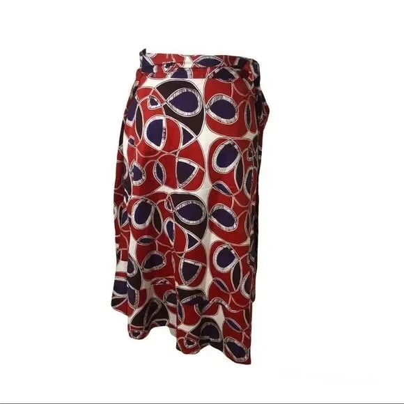 NUEVO Anthropologie Porridge Ropa Envolvente Falda Midi Talla Pequeña Foto 2 de 2