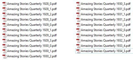 AMAZING STORIES QUARTERLY MAGAZINE 21 Select Issue Collection On USB Flash Drive Foto 4 de 4