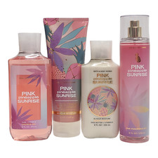 Bath  Body Works  PINK PINEAPPLE SUNRISE  4-Piece Body Care Set - SHIPS FREE