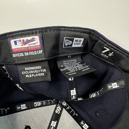 New Era MLB New York Yankees Official On Field Cap For Players Mens Size 7 1/8 - Picture 6 of 8