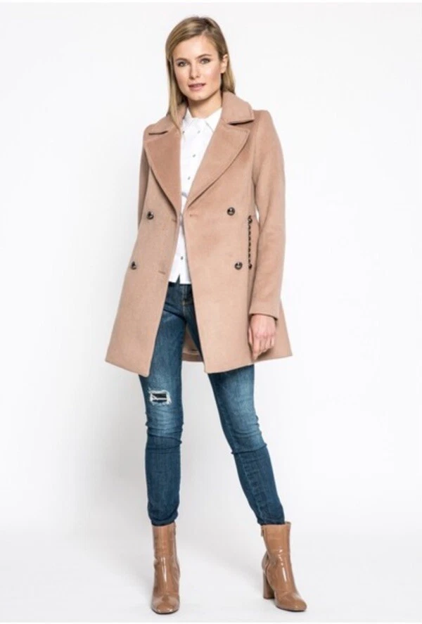Guess camel shop coat