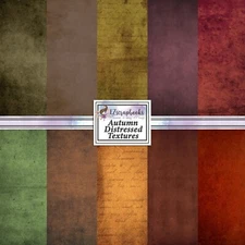 AUTUMN DISTRESSED TEXTURES - Paper Pack