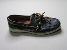 Sperry Top Sider Blue Leather Koifish Whale Tails Boat 9266610 Women's Size 7.5M