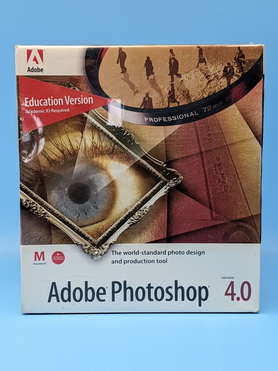 Adobe Photoshop 4.0 Education Version / Macintosh OS 1996