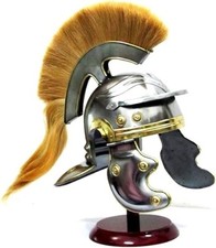 Roman Imperial Centurion Historical Helmet Armor 18G Steel Helmet Rustic Vintage