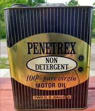 Aceite de motor virgen 100 % puro vintage Penetrex sin detergente, dos galones, aceite Quaker