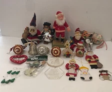 Vintage Assorted Lot Of Whimsical Christmas Ornaments Dept. 56, Others