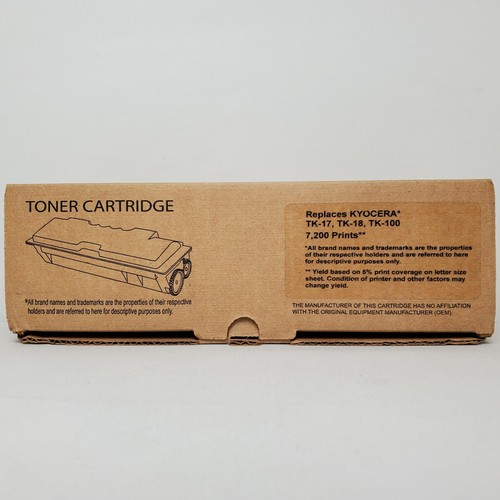 Cartucho de tóner negro compatible con Kyocera TK-17 TK-18 TK-100 FS-1010 - Imagen 2 de 6
