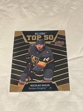 19-20 2019-20 Upper Deck Allure Nicolas Hague Top 50 INSERT #T50-45 Knights