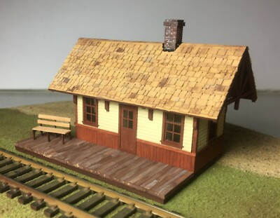 Motrak Models ''Little Depot'' Laser-Cut HO Scale Structure Kit,
