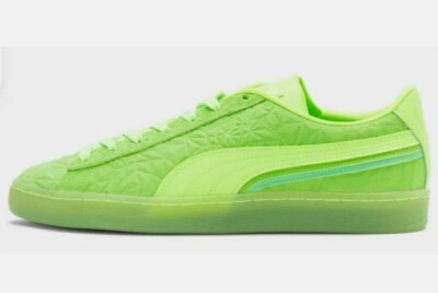 PUMA SUEDE MONO Triplex 384164-02 Green Glare-Green Mens lifestyle Shoes