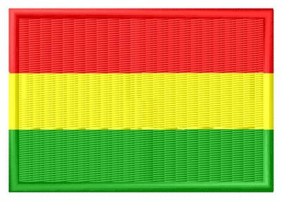  Flagge Bolivien Flag Bolivia iron-on Aufnäher patch