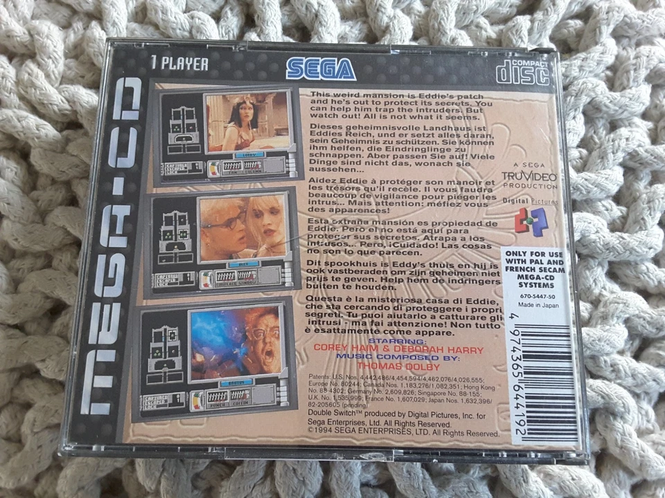 ⭐⭐ DOUBLE SWITCH - SEGA MEGA CD - 100% COMPLETE - PAL - Very Rare Game - VGC ⭐⭐ - Image 2 of 4