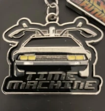 Delorean Back To The Future Keychain 