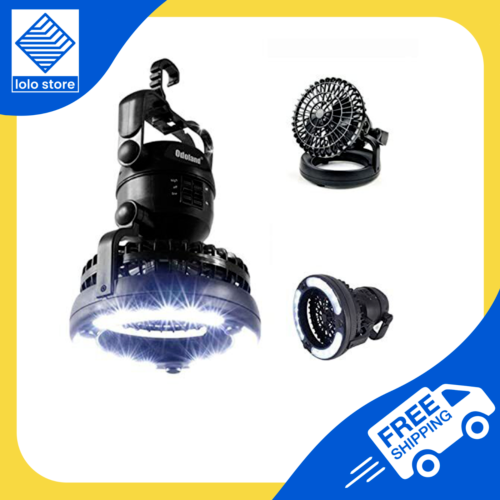 Portable LED Camping Lantern with Ceiling Fan - Hurricane Emergency