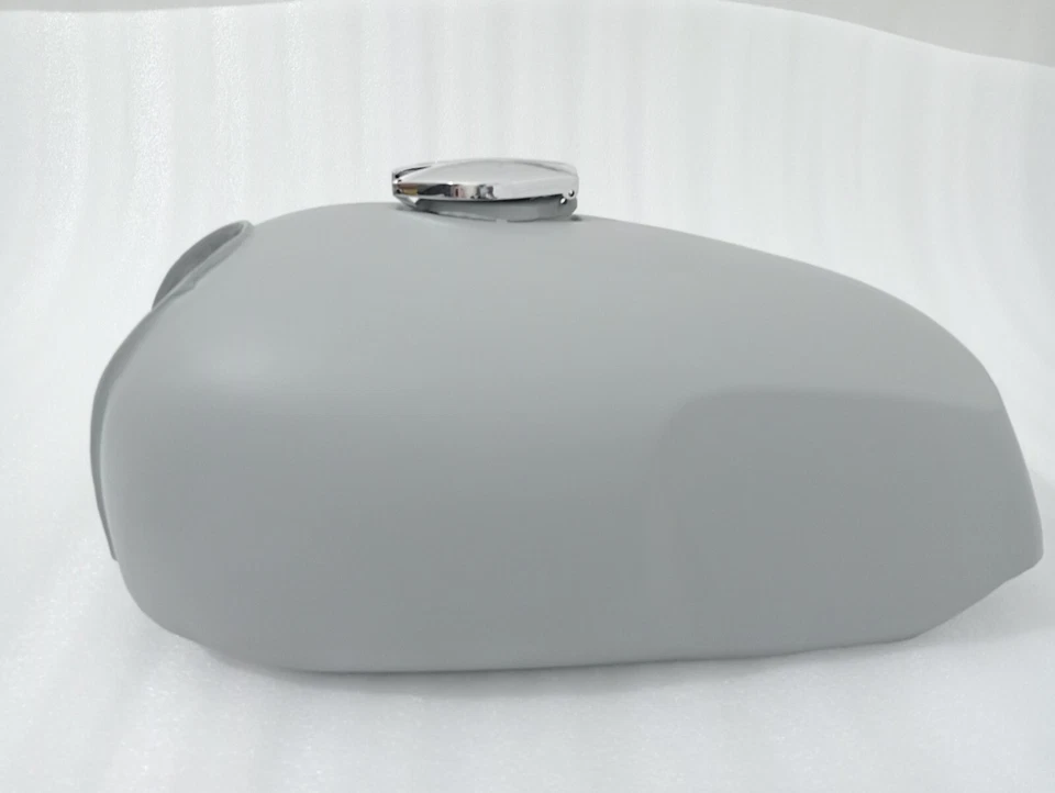 Norton Commando Roadster Steel Primer Coated Petrol Gas Fuel Tank +Cap |Fit For - Image 2 of 4