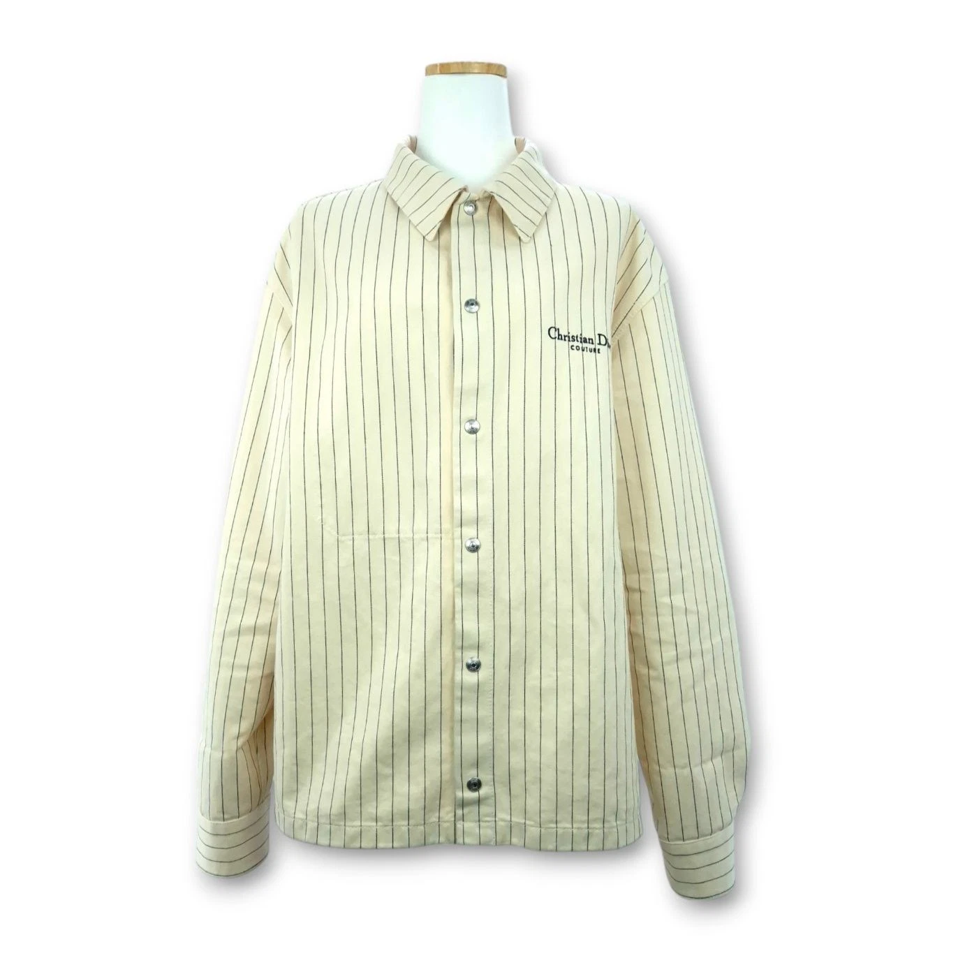 Giacca camicia manica lunga Dior a righe 122939996