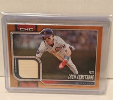 2026 Topps Baseball Series 1 Pete Crow Armstrong Bat Relic Card Orange /25 Base