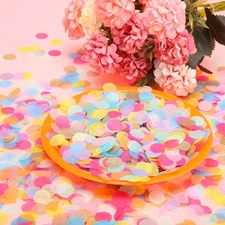 Biodegradable Wedding Paper Confetti Mix Colors Eco Tissue Paper Circle Confetti