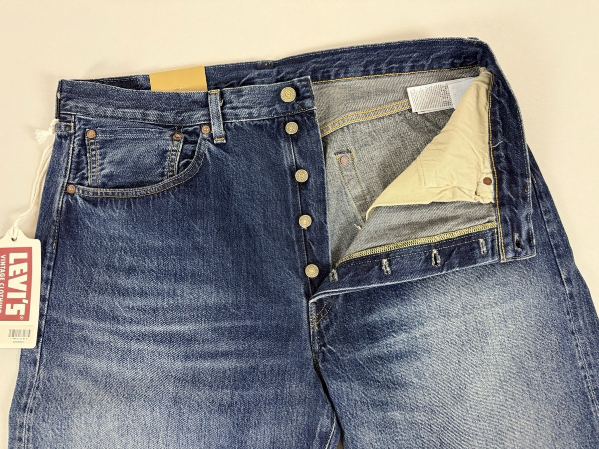 LEVIS VINTAGE CLOTHING LVC 1955 501 SELVEDGE JEANS ROCKLAND 36X32