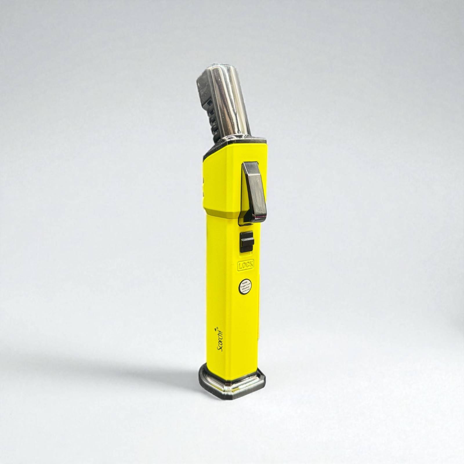 Scorch Torch 61675 &ndash; 6.5&rdquo; Single Flame Refillable Butane Torch Lighter